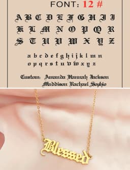 Custom Name Necklace Personalized Golden Choker Stainless Steel Necklaces For Women Man Customized Jewelry Couple Gift