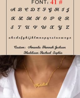 Custom Name Necklace Personalized Golden Choker Stainless Steel Necklaces For Women Man Customized Jewelry Couple Gift