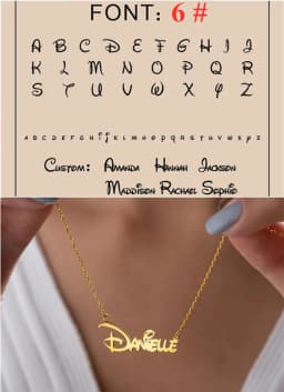 Custom Name Necklace Personalized Golden Choker Stainless Steel Necklaces For Women Man Customized Jewelry Couple Gift