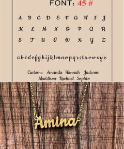 Custom Name Necklace Personalized Golden Choker Stainless Steel Necklaces For Women Man Customized Jewelry Couple Gift