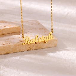 Custom Name Necklaces For Women Men Stainless Steel Customized Necklace Pendant Personalized Neck Chain Jewelry Birthday Gift