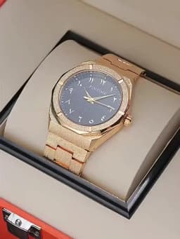 Men's Wristwatch Starry Frosted Men Quartz Watch Fashion And Luxury Gentleman Watches Golden Watch Waterproof Silver Accessories