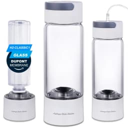 Hydrogen Water Generator, Hydrogen Water Bottle, Glass Bottle, SPE Proton Exchange Membrane Technology, PPB5000
