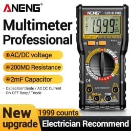 ANENG Digital Multimeters Rechargeable SZ818 Professional AC/DC Voltage NCV Ammeter Voltmeter HFE Triode Capacitor Test Tools
