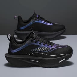 Men's Road Running Shoes, Training Shoes, Professional Running Shoes with Carbon Plate Technology, Lightweight Cushioning Sneakers, Suitable for Gym Training, Stylish and Versatile, Sporty Design