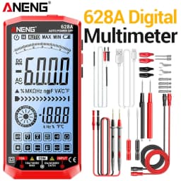Automatic Multimeter for Measuring AC/DC Voltage Current and Temperature NCV Non-Contact Electrical Testing Model ANENG 628A