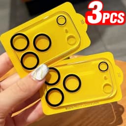 3PCS Tempered Glass Camera Lens Protectors for iPhone 18 Pro Max/iPhone 17 16 15 14 13 HD Clear Lens Protective Films Glass