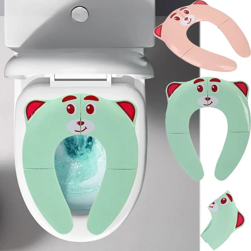 Portable Kids Travel Potty Seat Pad Baby Folding Toilet Training Seats Cover Toddler Urine Assistant Cushion Children Pot Seater