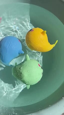Baby Bath Toys Sponge Water Absorbing Whale Squeezing Stress Relief Toys Summer Swimming Play Water Toy for Children Squishy Kid