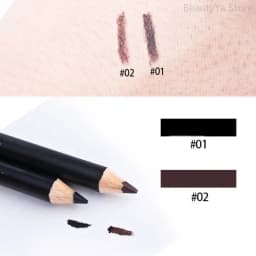 Fashion Professional Makeup Black Brown Eyeliner Eyebrow Pencil Portable Hard Eyeliner Waterproof Lasting Cosmetic Beauty Tool
