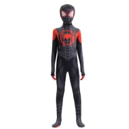 Miles Morales Full Zentai Cosplay Suit Spider Theme Outfit Halloween Party Costume Collectible Holiday Gift For Cos Fans