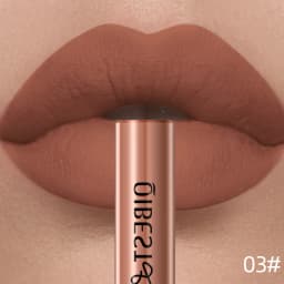 QIBEST Matte Liquid Lipstick Waterproof Long Lasting Velvet Lip Gloss Tint Tube Matte Nude Pigment Red Lipgloss Lips Makeup