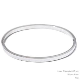 Yhpup High Quality Stainless Steel Round Wide Bracelet Bangle Fashion Texture Gold Silver Color Waterproof Charm Jewelry Gift