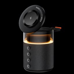 5-in-1 Magnetic Wireless Charging Station with Wireless Speaker Night Light Fast Charger for iPhone iWatch AirPods With Speaker