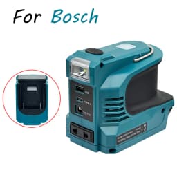 220W Power Inverter DC 18V-21V To AC 220V for Makita for Milwaukee for Einhell for DeWalt for Bosch USB Type-C DC Port Output