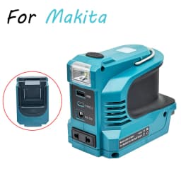 220W Power Inverter DC 18V-21V To AC 220V for Makita for Milwaukee for Einhell for DeWalt for Bosch USB Type-C DC Port Output