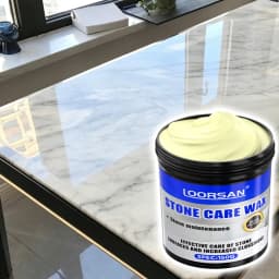 LOORSAN 150g Stone Care Wax, Marble & Granite Polishing Paste, Stone Surface Brightening & Protective Cream