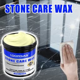 LOORSAN 150g Stone Care Wax, Marble & Granite Polishing Paste, Stone Surface Brightening & Protective Cream