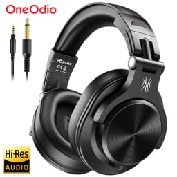 Oneodio A71 Wired HiFi Headphones With Mic Over Ear Stereo Hi-Res Headset Studio DJ Headphone For Recording Monitor 3.5/6.35mm