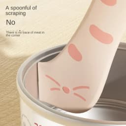 Pet Spoon Multifunctional Can Opener Wet Food Mixing Spoon Silicone Cat Can Sealing Cover Food Storage Dog Accessory New