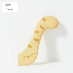 Pet Spoon Multifunctional Can Opener Wet Food Mixing Spoon Silicone Cat Can Sealing Cover Food Storage Dog Accessory New