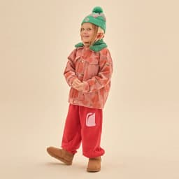 Autumn JM Children's Clothing Baby Girls Fur Collar Corduroy Jacket Pants Suits Kids Cherry Printed Coat Doll Neck T-shirt Skirt