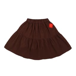 Autumn JM Children's Clothing Baby Girls Fur Collar Corduroy Jacket Pants Suits Kids Cherry Printed Coat Doll Neck T-shirt Skirt