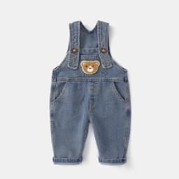 2024 Fashion Spring Autumn Kids Jumpsuit Boys Girls Cartoon Denim Bib Pants Children Trousers Fashion Toddler Casual 0-5Y