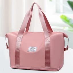 Women Large Expandable Handbag Travel Shoulder Bag Big Capacity Ultra-Light Storage Bags Business Trip Tote Lady Excursion Purse