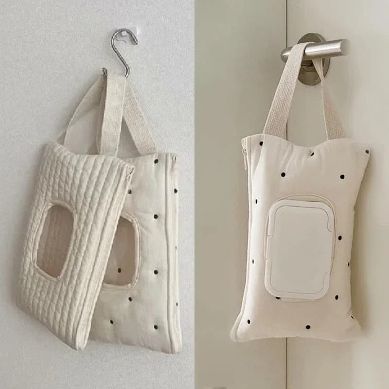 Baby Car-mounted Tissue Box Cute Baby Cart Paper Towel Bag Portable Removable Flip Tissue Box Diaper Bags Stroller Accessories