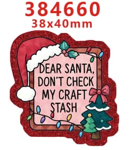 10 Pcs Christmas Themed Red Glitter Acrylic Charms Planar Resin Flatback For DIY Hairbow Accessory Decoration GT-R-383768