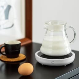 New Coffee Mug Warmer for Milk Tea Teapot Electric Heating Cup Plate High Temperature 80 Degree Celsius for Home Office Desk Use