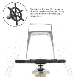 Stainless Steel Bar Glass Rinser Faucet Head Rinser for Beer Glass Coffee Cup
