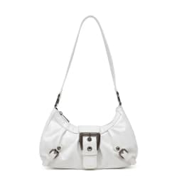 Y2K Retro Pleated Hobo Shoulder Bag for Women Hot Selling Maillard Style Underarm Bag Clutch Handbags for Travel Work Shopping
