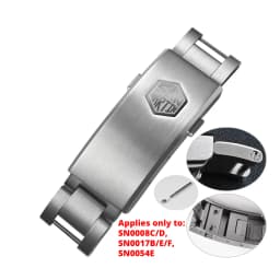 San Martin New Fly Adjustable Clasp Watch Parts Bracelet OTF Clasp For 16mm Specified Model Buckle Folding Clasp Non-universal