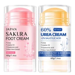 SEYHZE Hand & Foot Care Cream Enriched with shea butter, aloe vera, and urea. Provides 72-hour hydration, deeply nourishes and m