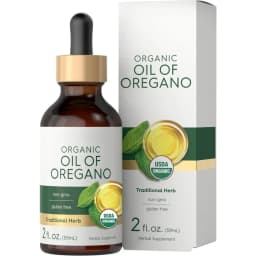 Organic Oil of Oregano Drops, Antioxidant and Anti-Inflammatory Support, USDA Organic, 70% Carvacrol, Non-GMO, 2 Fl Oz 59 ML