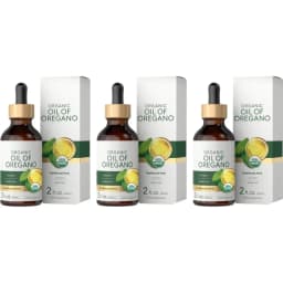 Organic Oil of Oregano Drops, Antioxidant and Anti-Inflammatory Support, USDA Organic, 70% Carvacrol, Non-GMO, 2 Fl Oz 59 ML