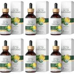 Organic Oil of Oregano Drops, Antioxidant and Anti-Inflammatory Support, USDA Organic, 70% Carvacrol, Non-GMO, 2 Fl Oz 59 ML