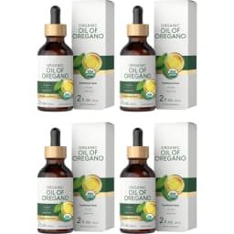 Organic Oil of Oregano Drops, Antioxidant and Anti-Inflammatory Support, USDA Organic, 70% Carvacrol, Non-GMO, 2 Fl Oz 59 ML