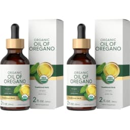 Organic Oil of Oregano Drops, Antioxidant and Anti-Inflammatory Support, USDA Organic, 70% Carvacrol, Non-GMO, 2 Fl Oz 59 ML