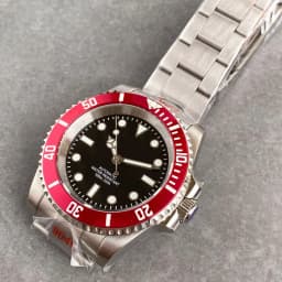 Tandorio Black Dial 40mm Miyota 8215 PT5000 Mechanical Dive Watch Men 200M Waterproof Lume Sapphire Stainless Steel Bracelet
