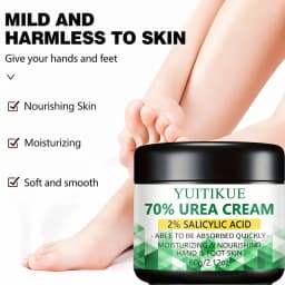 70 Urea 2% Salicylic Acid Foot Hand Cream Remove Dead Skin Soften Calluses Hydrate Chapped Dry Skin Fast Absorb Body Lotion