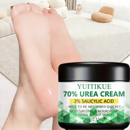 70 Urea 2% Salicylic Acid Foot Hand Cream Remove Dead Skin Soften Calluses Hydrate Chapped Dry Skin Fast Absorb Body Lotion