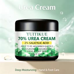 70 Urea 2% Salicylic Acid Foot Hand Cream Remove Dead Skin Soften Calluses Hydrate Chapped Dry Skin Fast Absorb Body Lotion