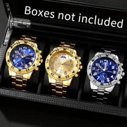 1/4pcs Watch Business Men's and Women's Accessories Decorative Accessories Outdoor Men's Set
