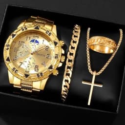 1/4pcs Watch Business Men's and Women's Accessories Decorative Accessories Outdoor Men's Set