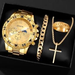 1/4pcs Watch Business Men's and Women's Accessories Decorative Accessories Outdoor Men's Set