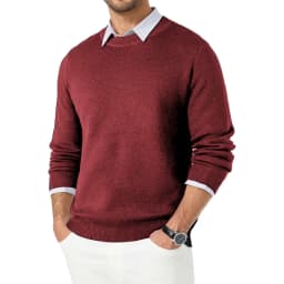 Animal Game Men's Woolen Knit Sweater Crew Neck Casual Pullover Knitwear Autumn Classic Soft Cold Blouse Winter Warm Streetwear