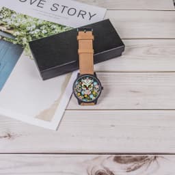 Cool Men's Watch Flowers New in Men's Watches Wrist Timepiece Gift Customizable Patterns Colorful Skull Souvenir